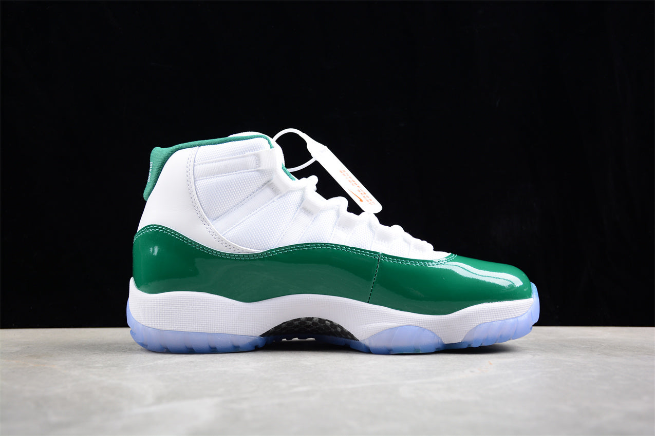 Air Jordan 11 Retro "White And Green" Shoes braveps