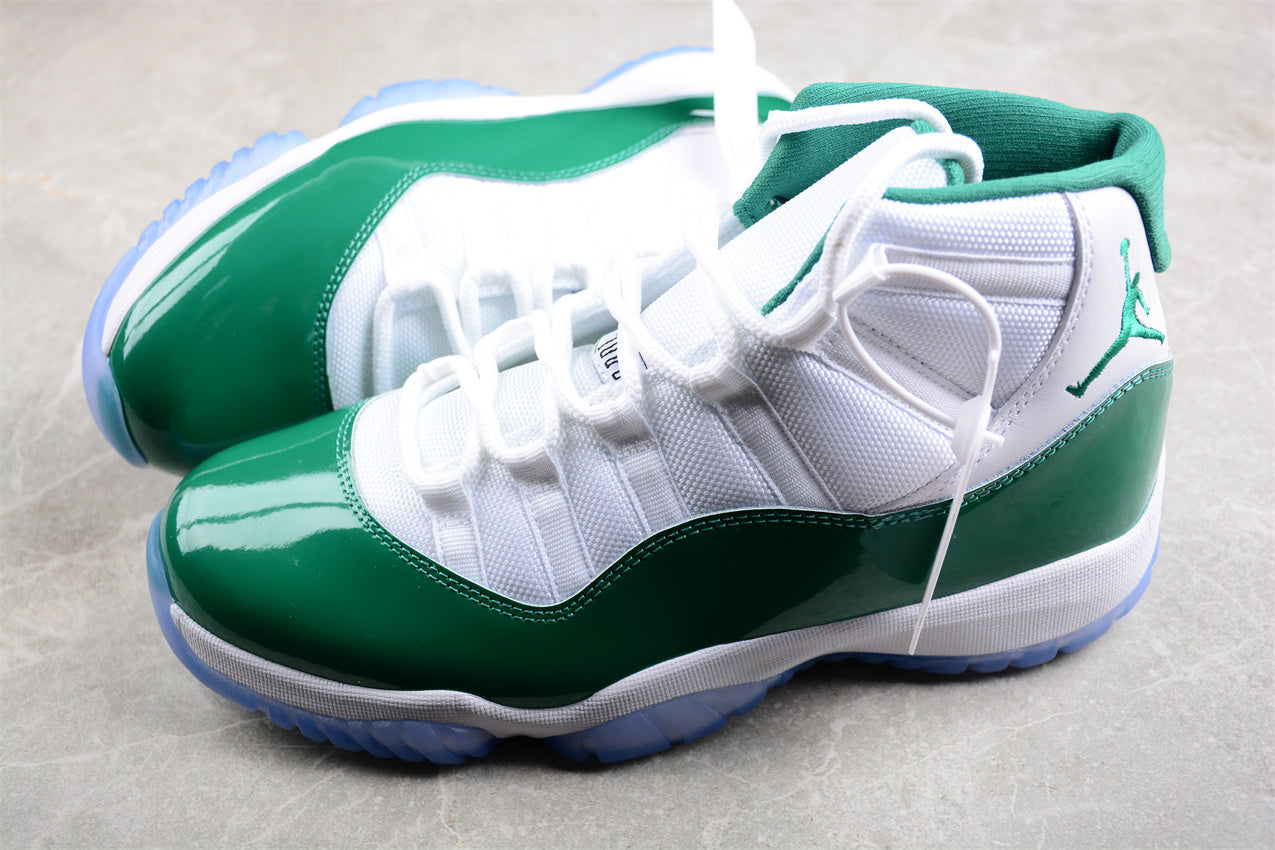 Air Jordan 11 Retro "White And Green" Shoes braveps