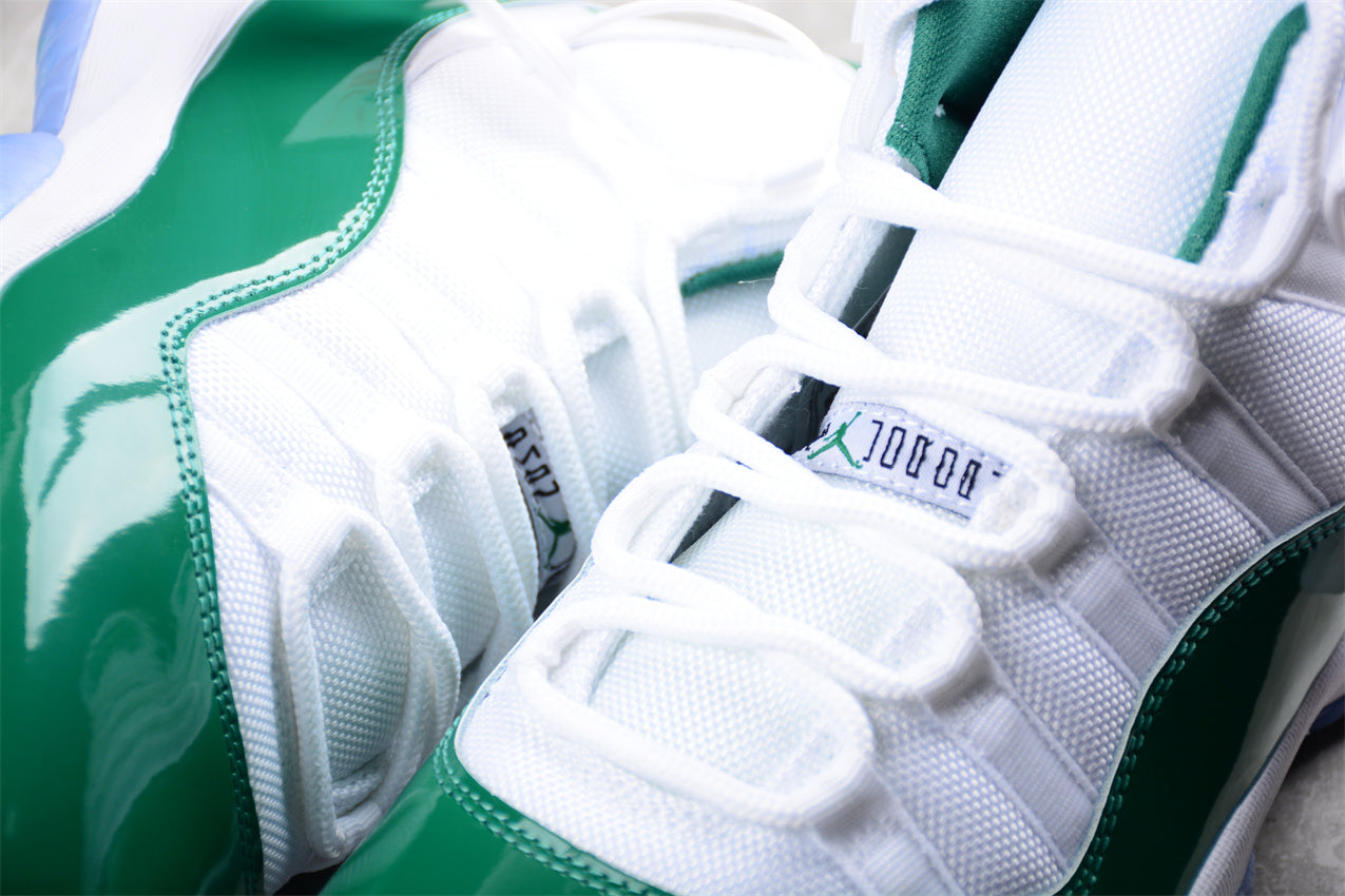 Air Jordan 11 Retro "White And Green" Shoes braveps