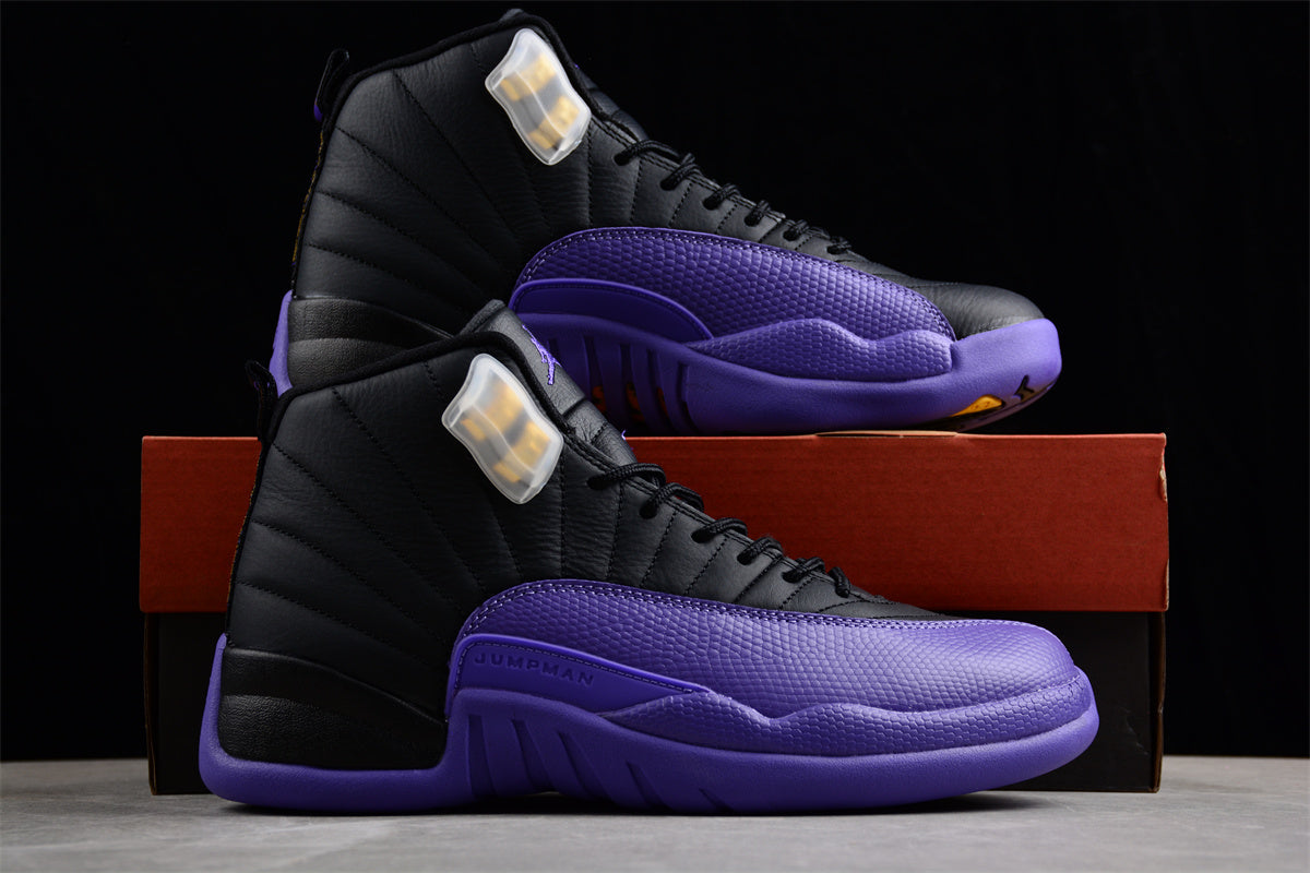 Air Jordan 12 Black "Field Purple" Shoes braveps