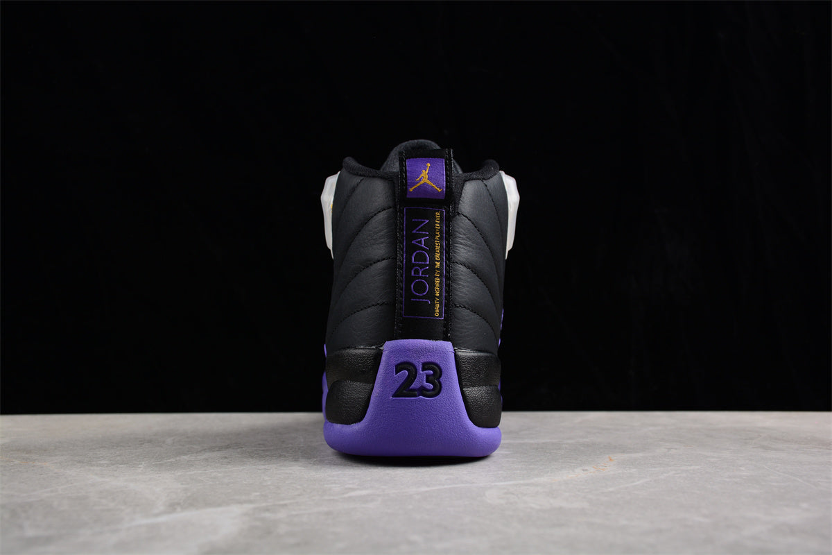 Air Jordan 12 Black "Field Purple" Shoes braveps