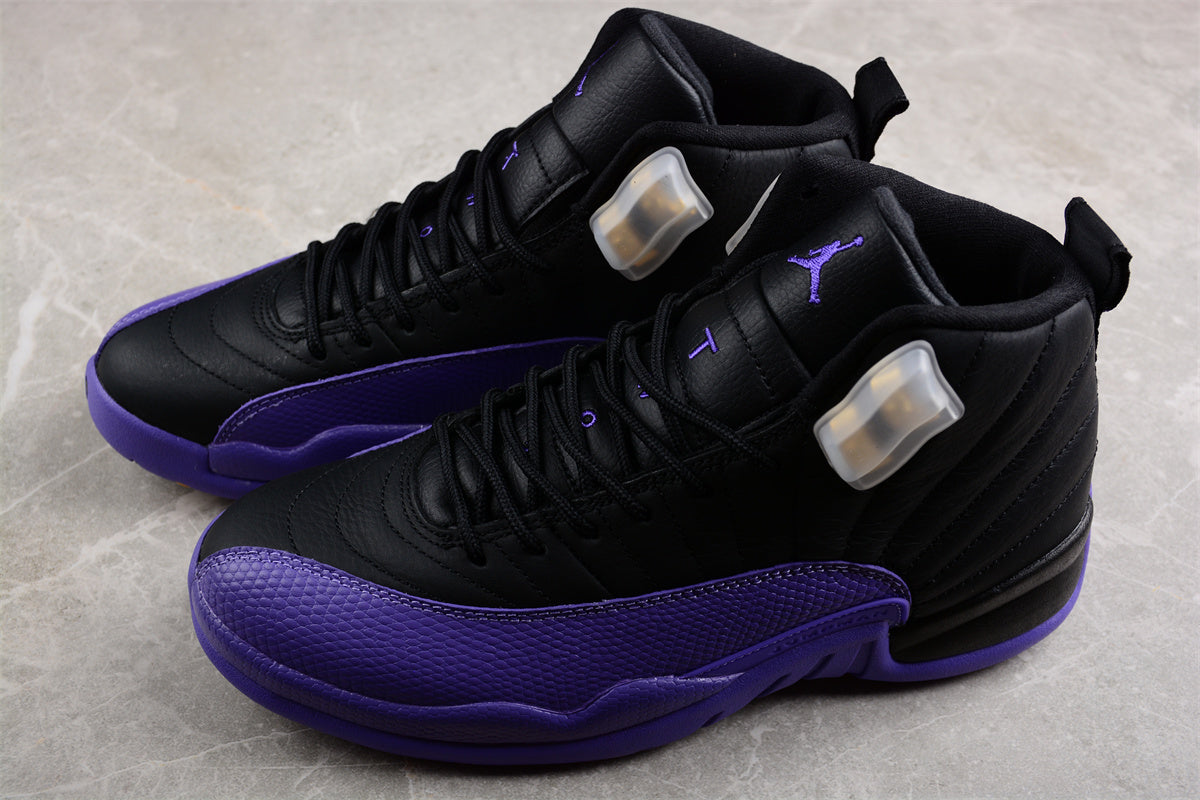 Air Jordan 12 Black "Field Purple" Shoes braveps