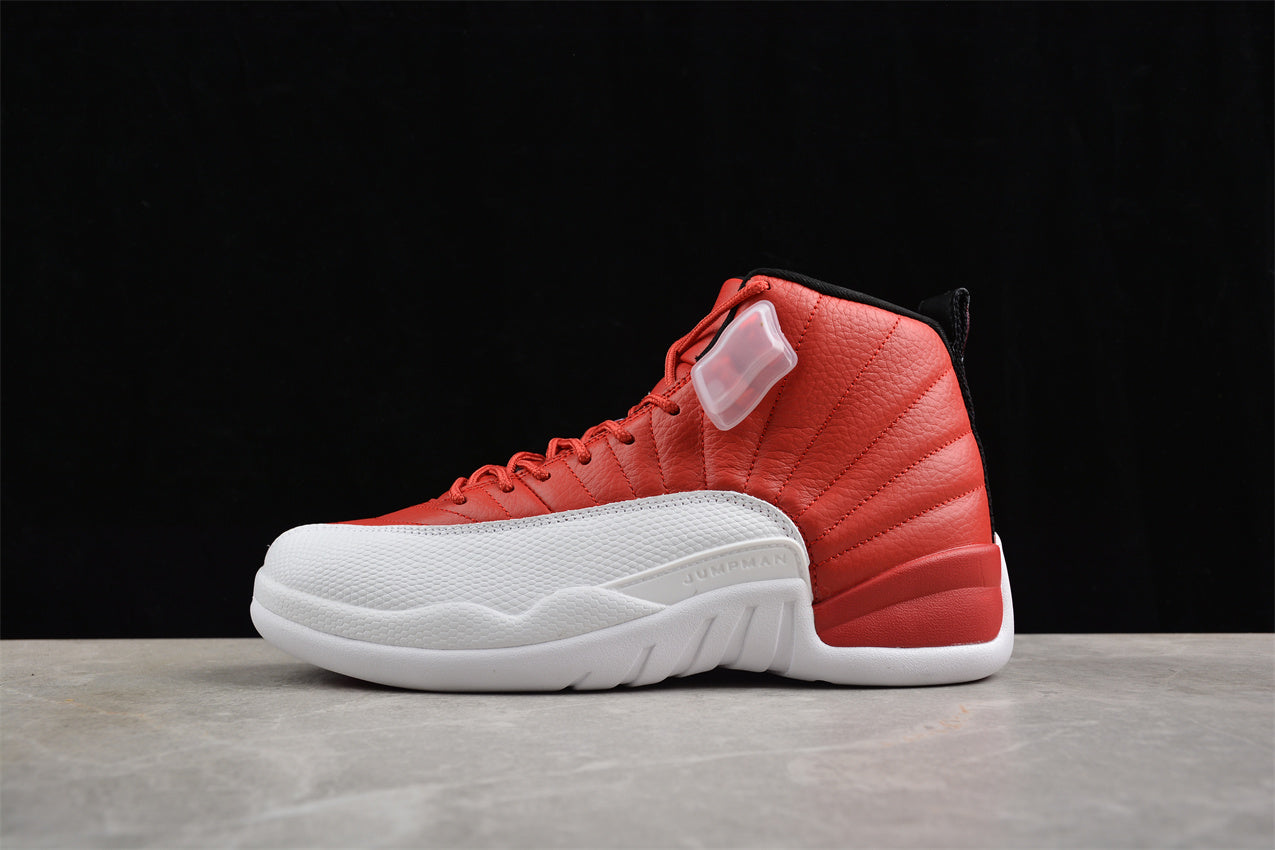 Air Jordan 12  White "Gym Red" braveps