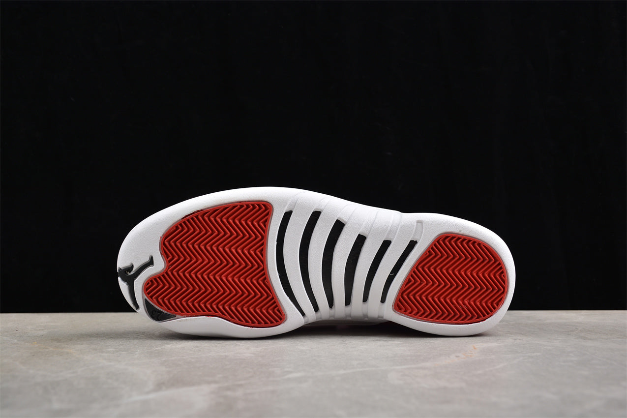 Air Jordan 12  White "Gym Red" braveps