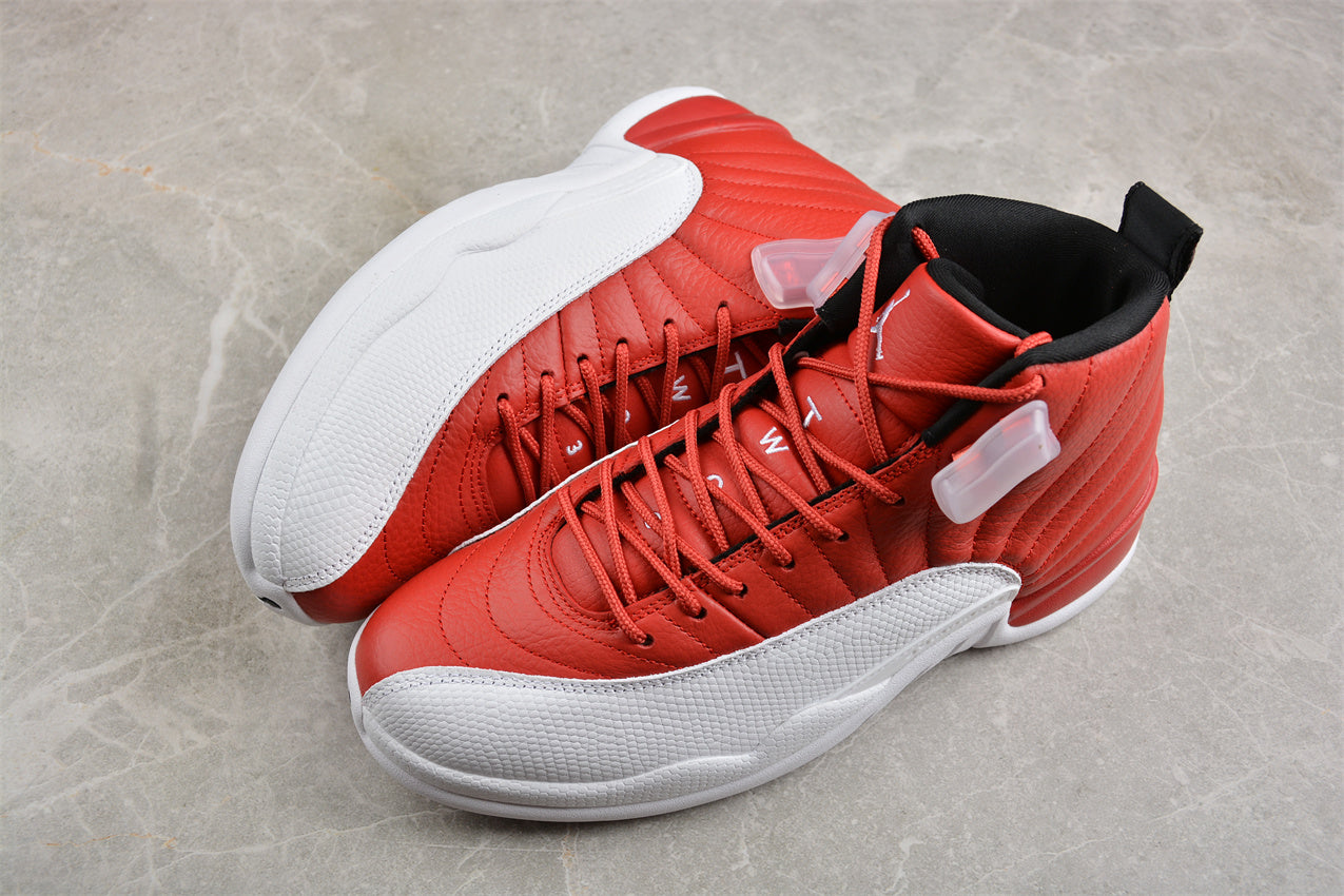 Air Jordan 12  White "Gym Red" braveps