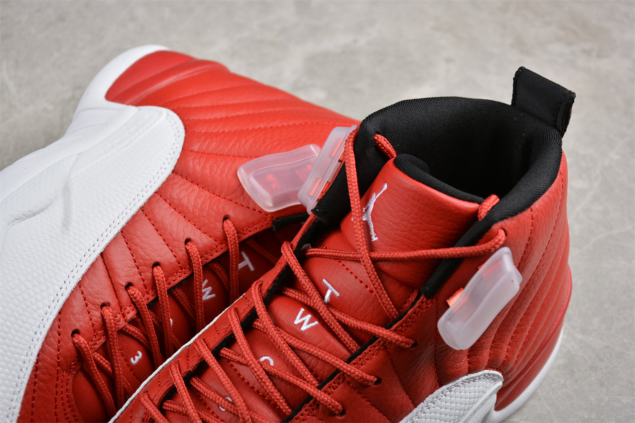 Air Jordan 12  White "Gym Red" braveps