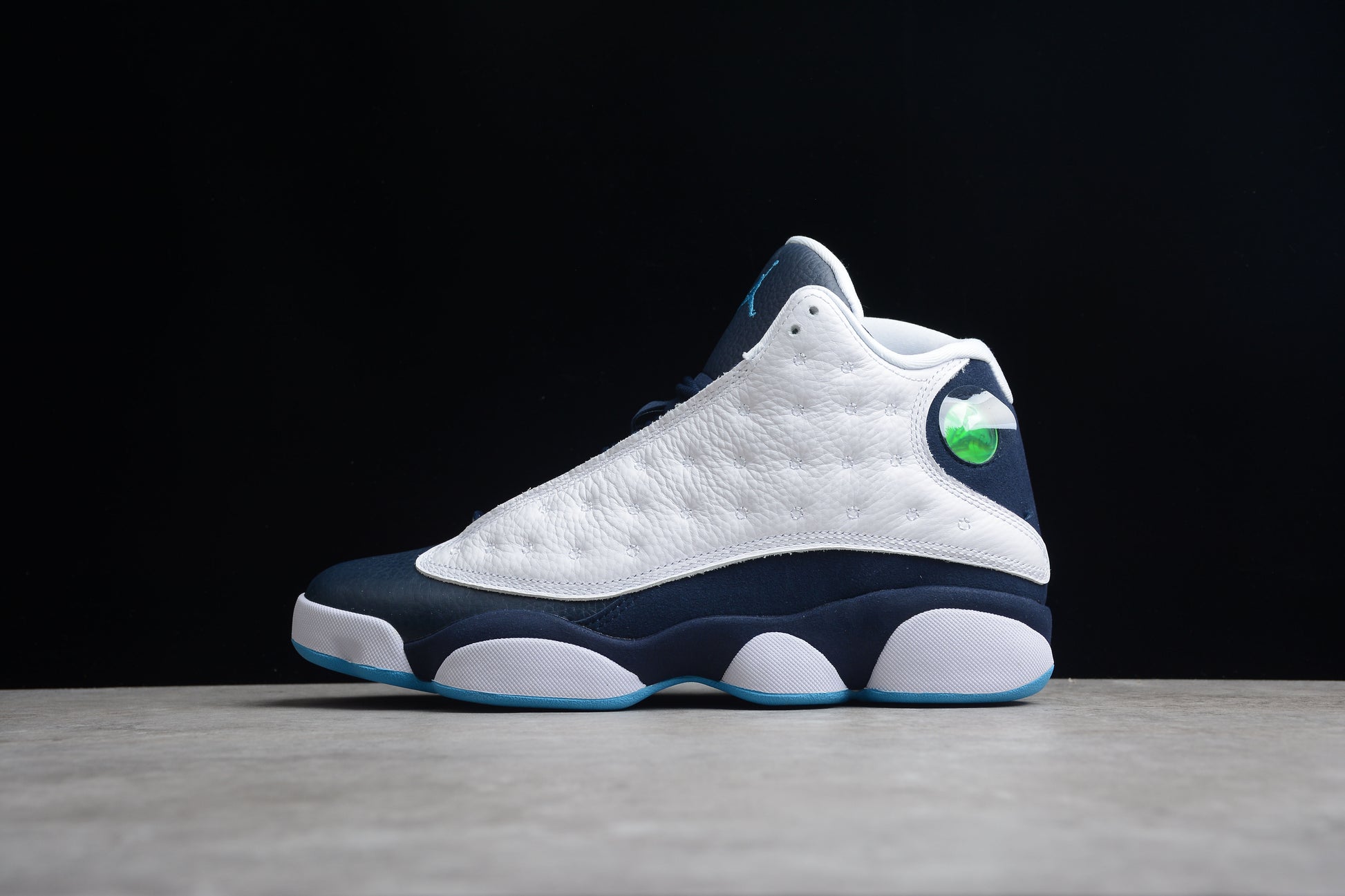 Air Jordan 13 Retro "Obsidian" White Blue braveps