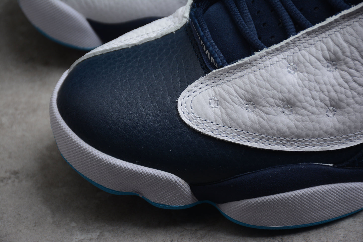 Air Jordan 13 Retro "Obsidian" White Blue braveps