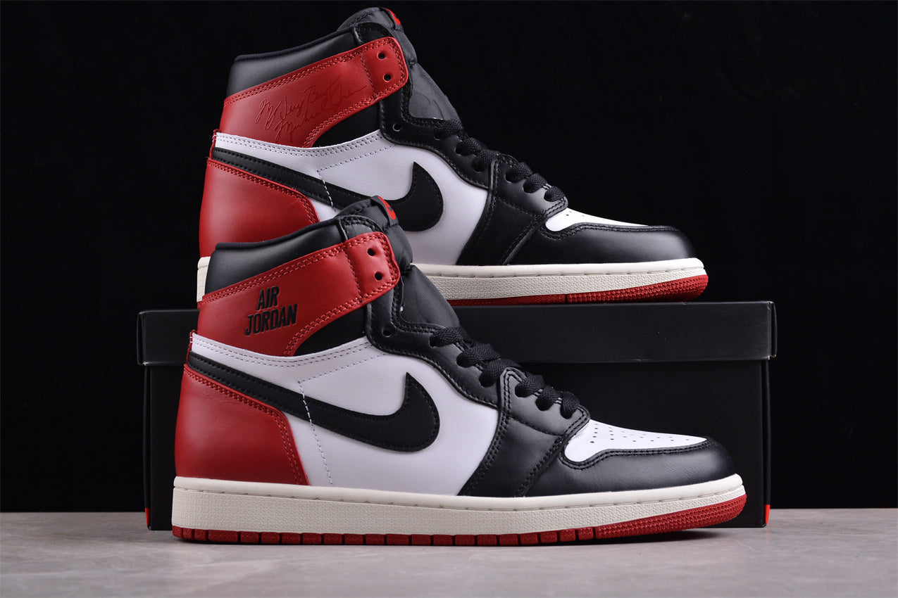 Air Jordan 1 High OG "Black Toe Reimagined" Shoes braveps