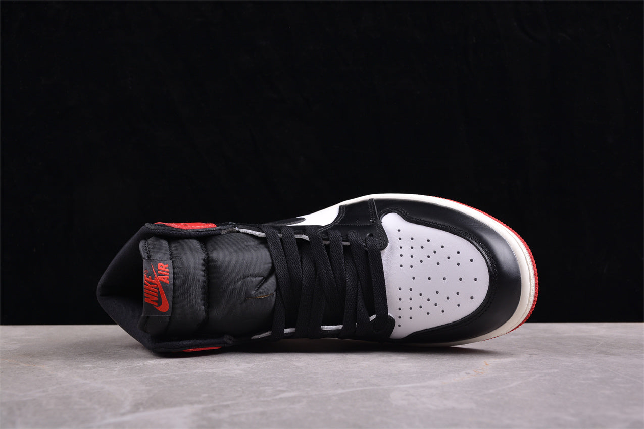 Air Jordan 1 High OG "Black Toe Reimagined" Shoes braveps