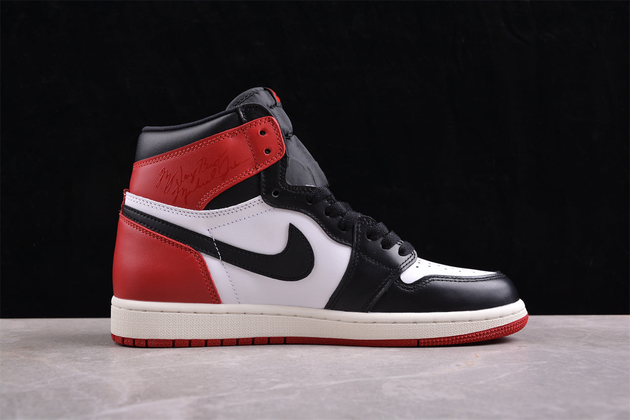 Air Jordan 1 High OG "Black Toe Reimagined" Shoes braveps