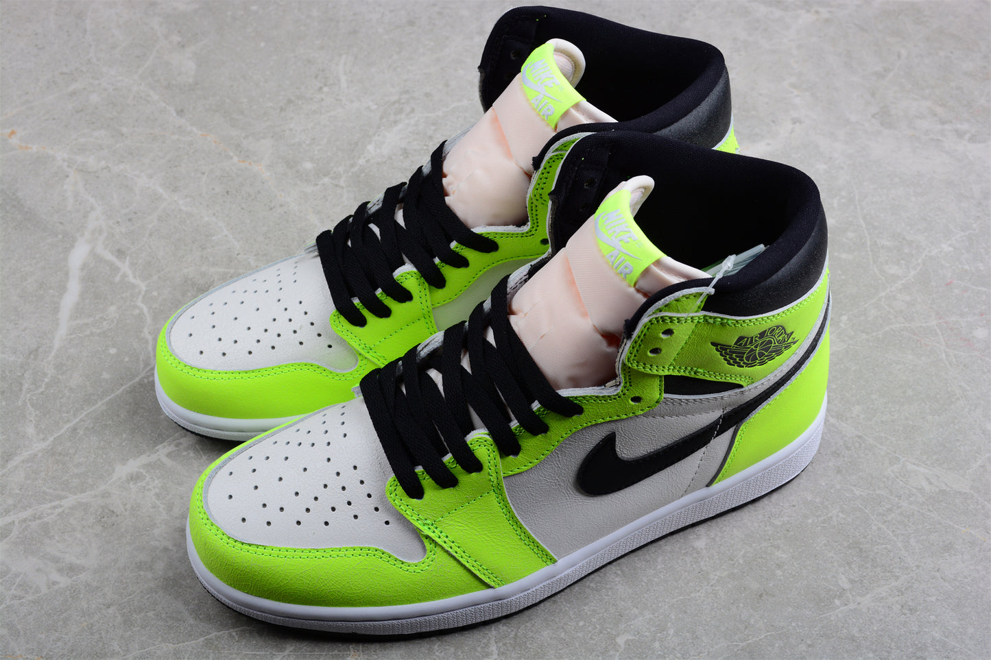 Air Jordan 1 High OG "Volt" Fluorescent Green Shoes braveps