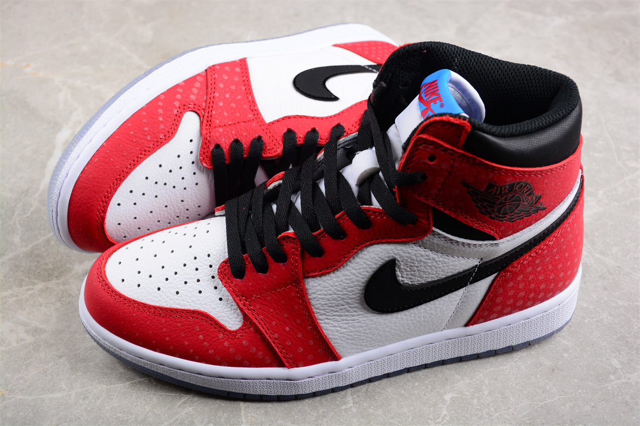 Air Jordan 1 Retro High “Chicago Crystal” Spider-Man Shoes braveps