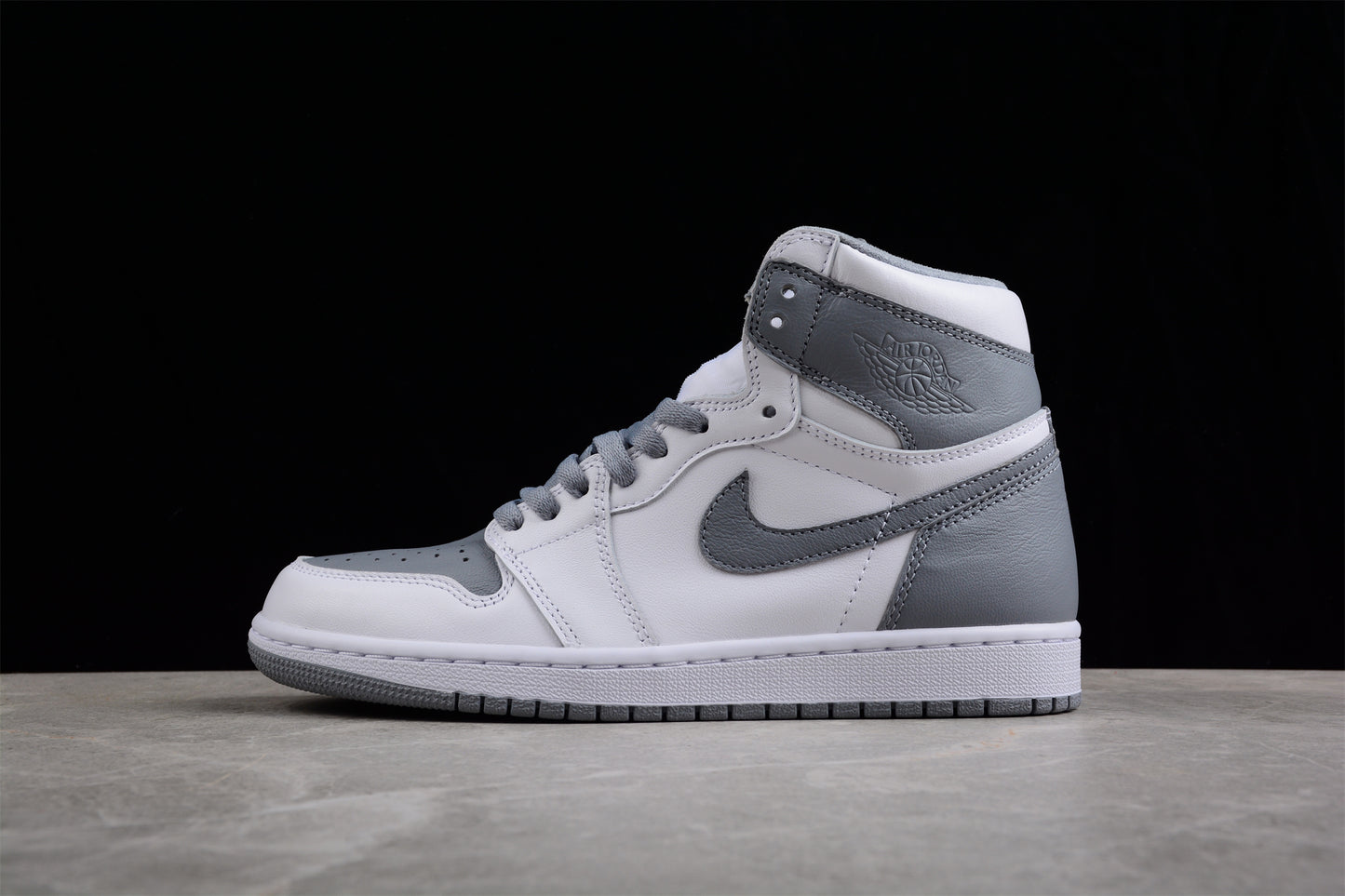 Air Jordan 1 "Stealth" White Gray Shoes braveps