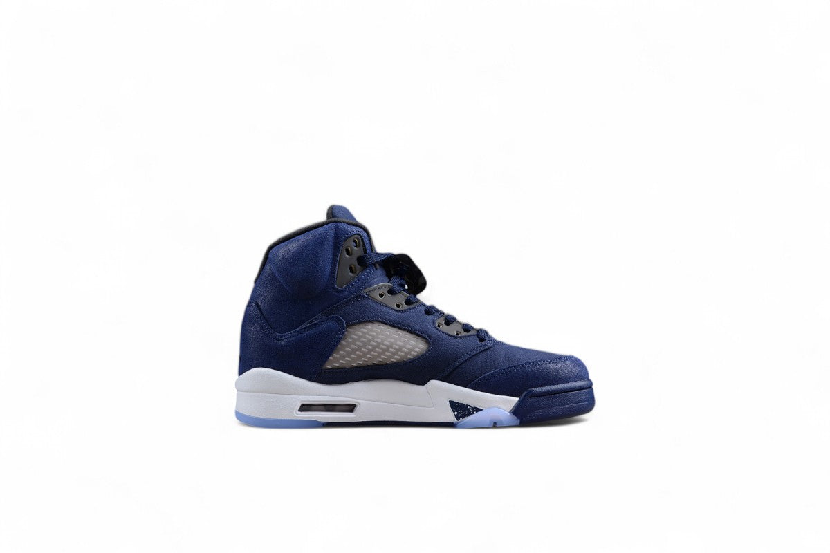 Air Jordan 5 Low Midnight Navy Blue Shoes braveps