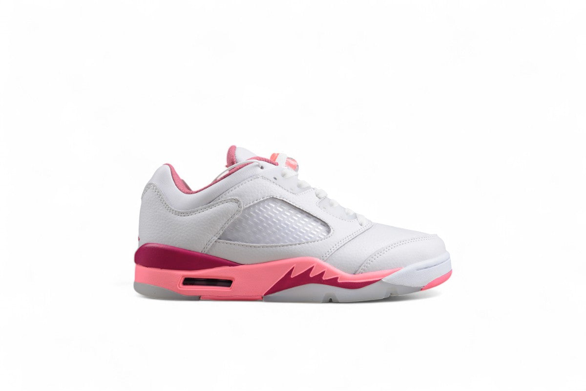 Air Jordan 5 Low White and Pink Shoes braveps