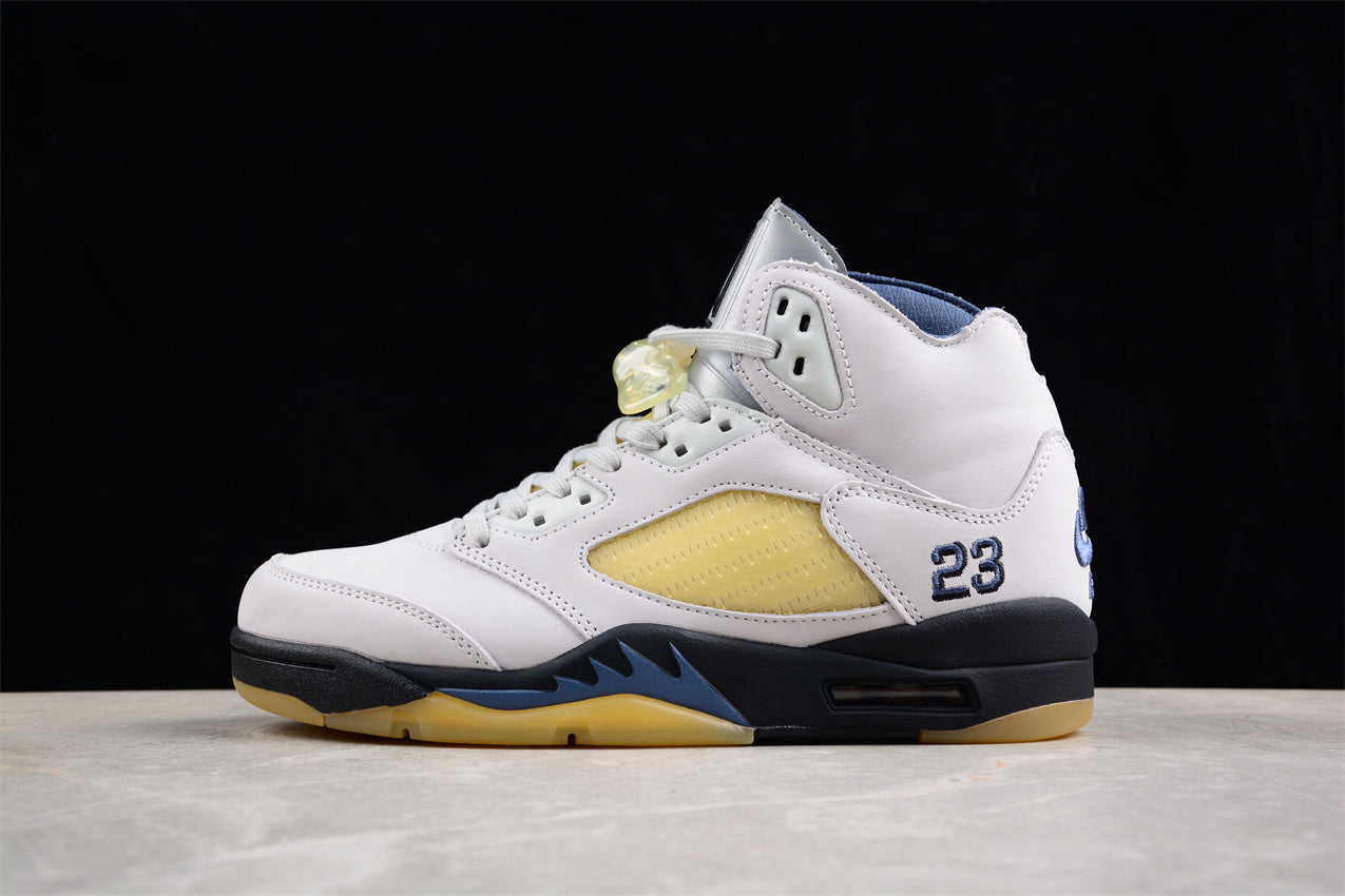 Air Jordan 5 Retro Light Tooth White Shoes braveps