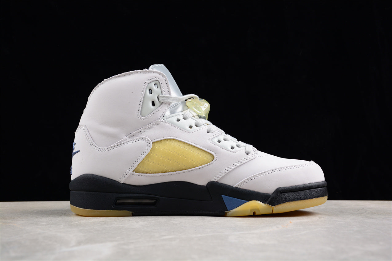 Air Jordan 5 Retro Light Tooth White Shoes braveps