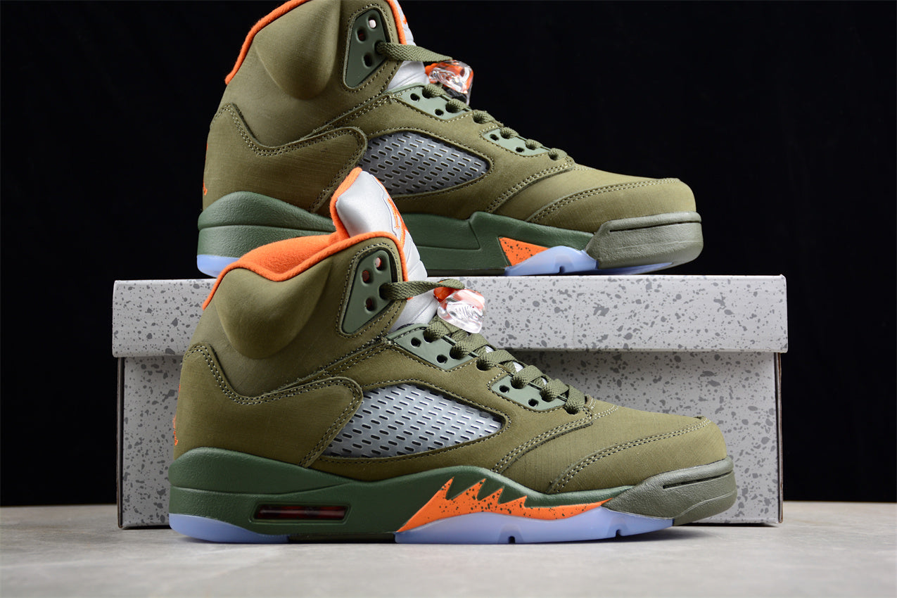 Air Jordan 5 Retro "Olive Shoes braveps