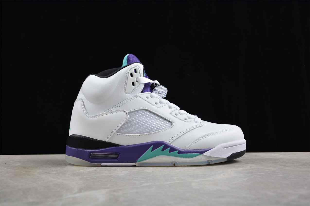 Air Jordan 5 Retro White Purple Grape braveps