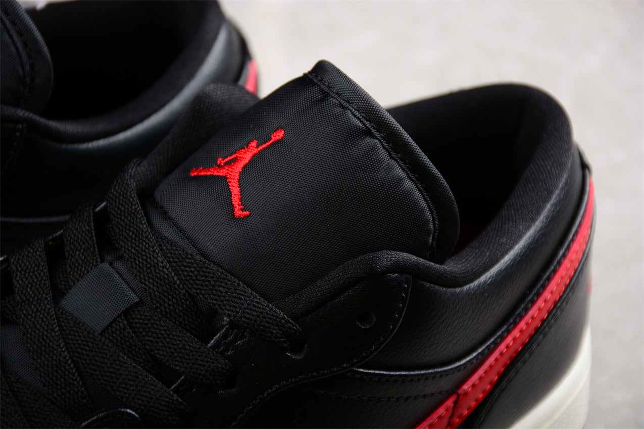 Air Jordan 1 Low "Black And Red" braveps