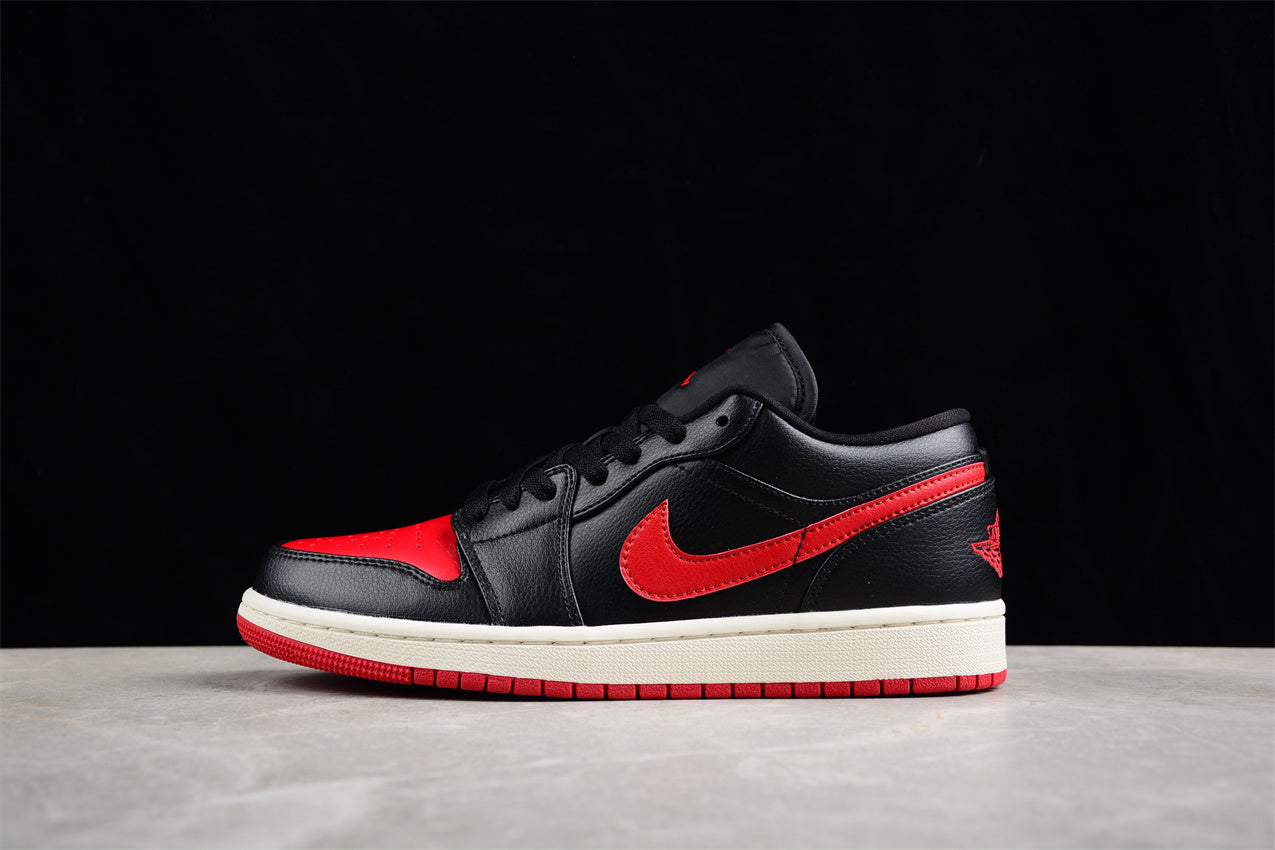 Air Jordan 1 Low "Black And Red" braveps