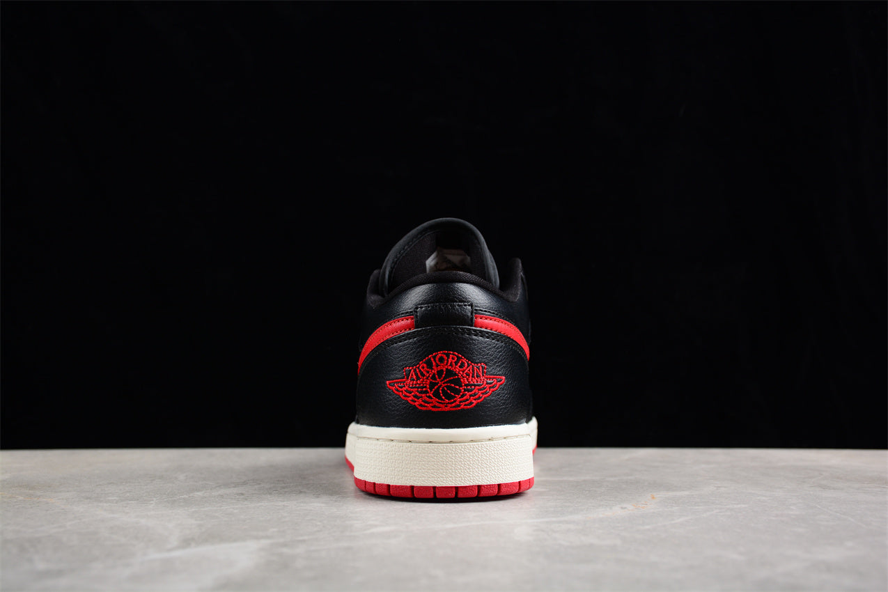 Air Jordan 1 Low "Black And Red" braveps