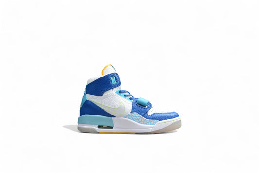 R20 AJ312 White Blue Sneakers braveps