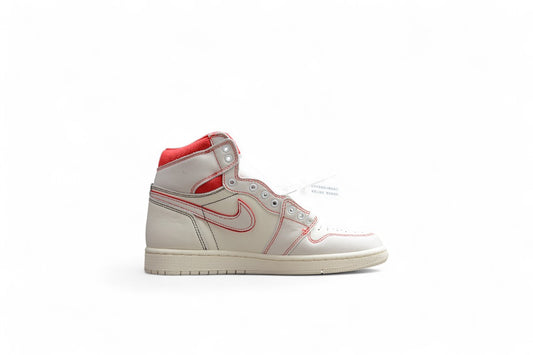 R40 Cj Pure Air Jordan 1  Red White Men's Shoes braveps