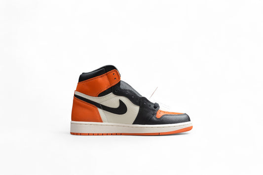 R45 Cj Air Jordan 1 Orange Black Men's Shoes braveps