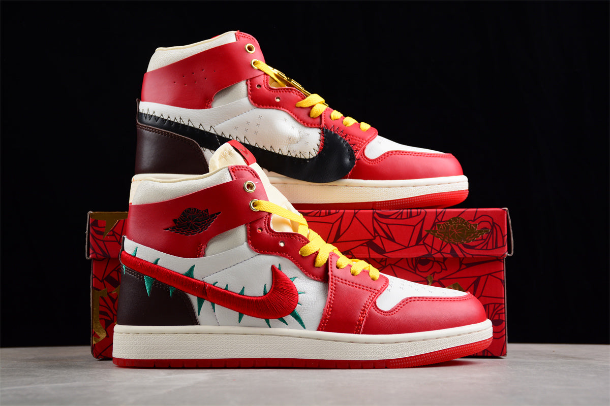 Teyana Taylor x Air Jordan 1 Retro Thorn Rose Shoes braveps