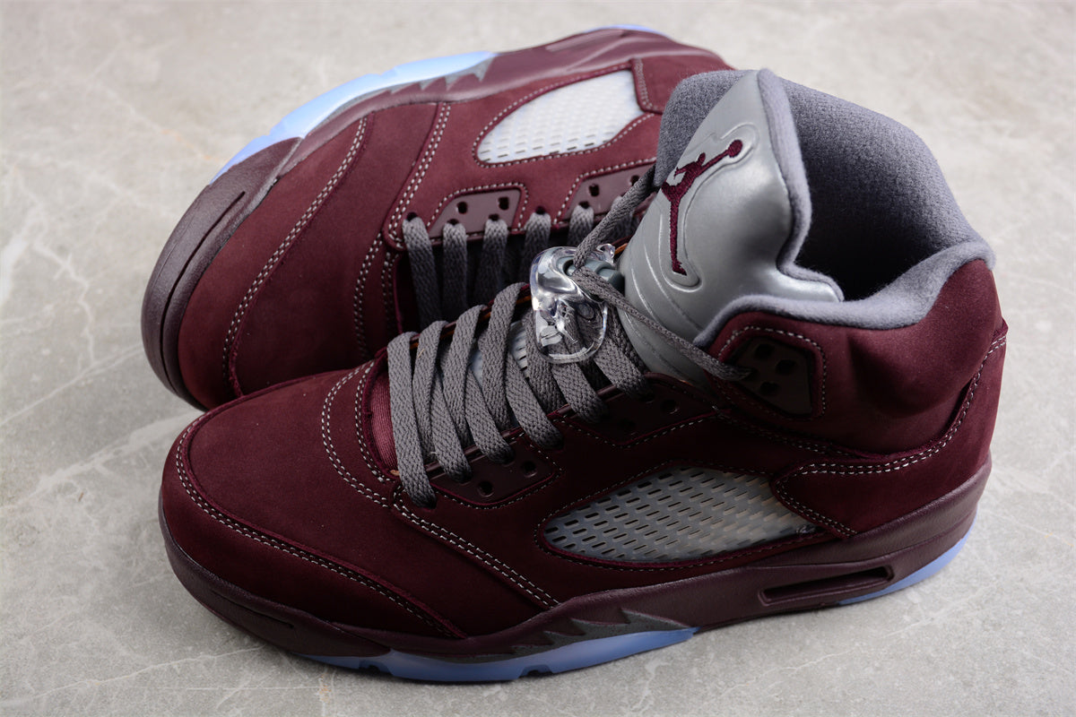 Pure original version of Air Jordan 5 "Burgundy" Shoes braveps