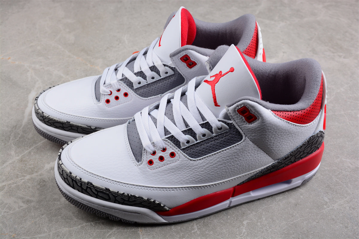 Foreign trade version of Air Jordan 3 Retro "Fire Red" Shoes braveps