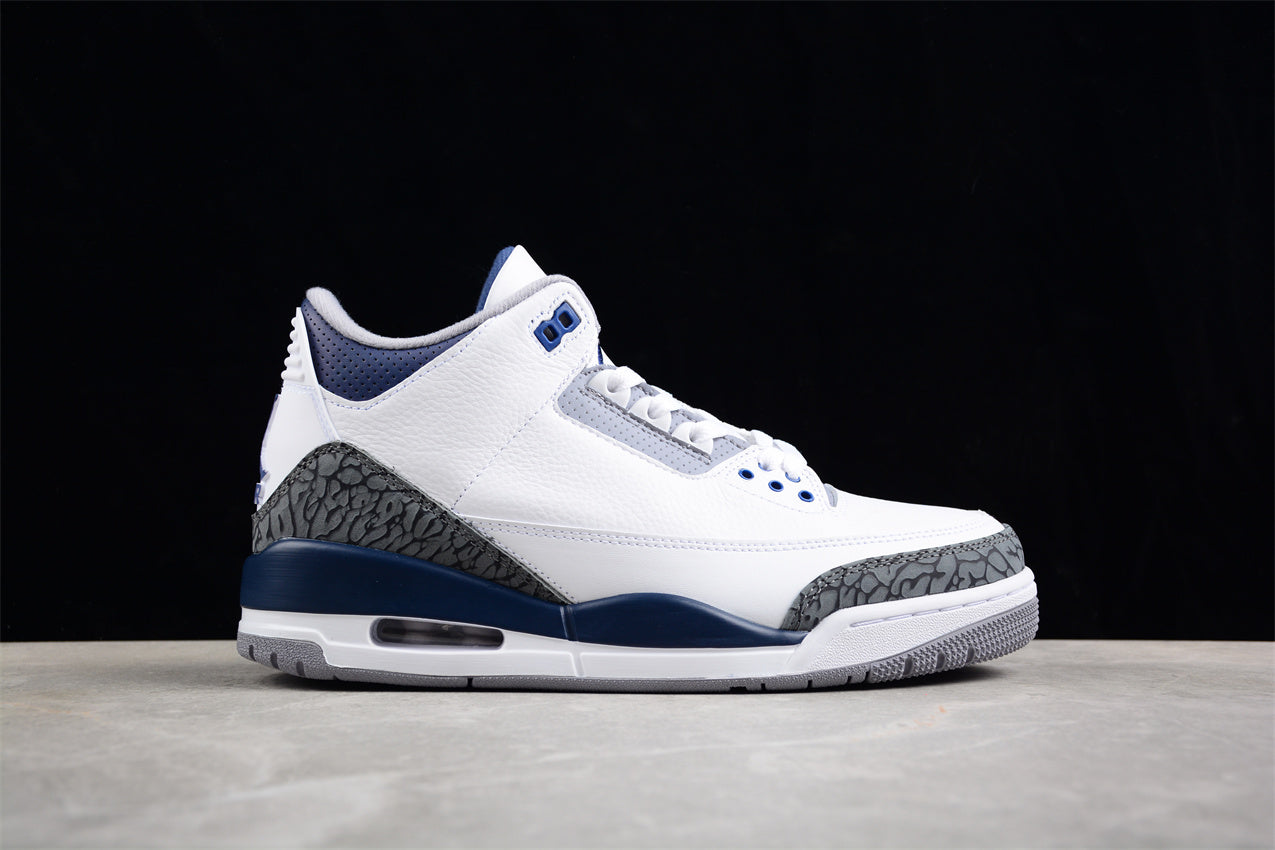 Air Jordan 3 Retro "Midnight Navy" Shoes braveps