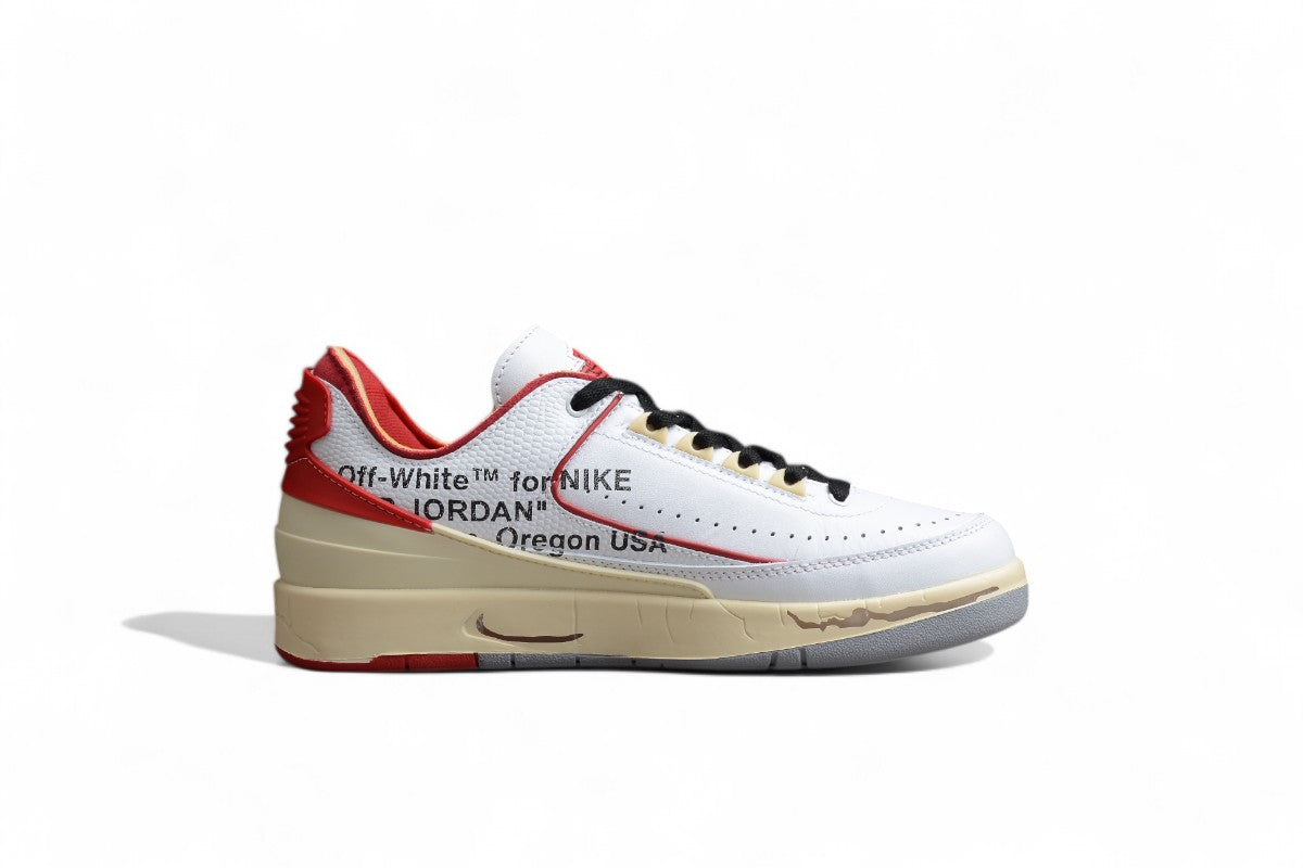 Air Jordan 2 Low SP white and red shoes  braveps