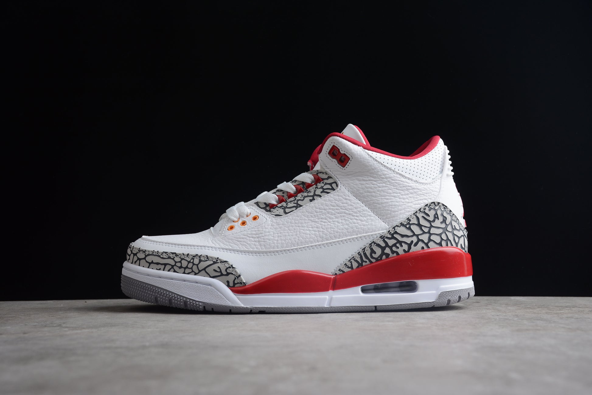 Air Jordan AJ3 Retro White Wine Red Shoes braveps