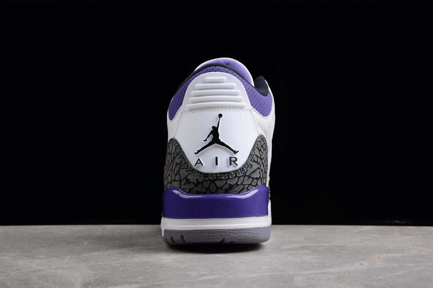 Air Jordan 3 Pine White and Purple Shoes braveps