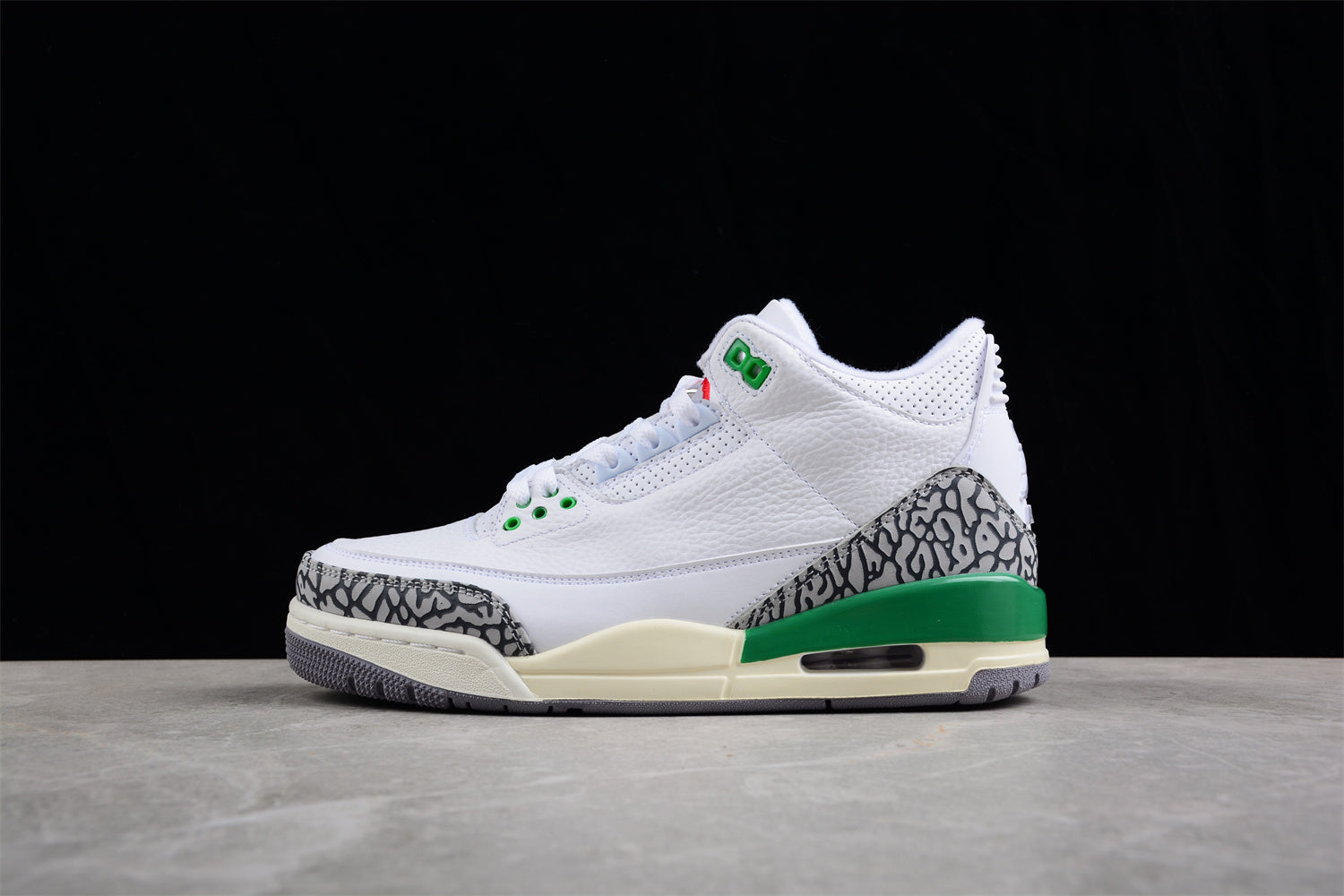 Air Jordan 3 Retro "Lucky Green" White Green Shoes braveps