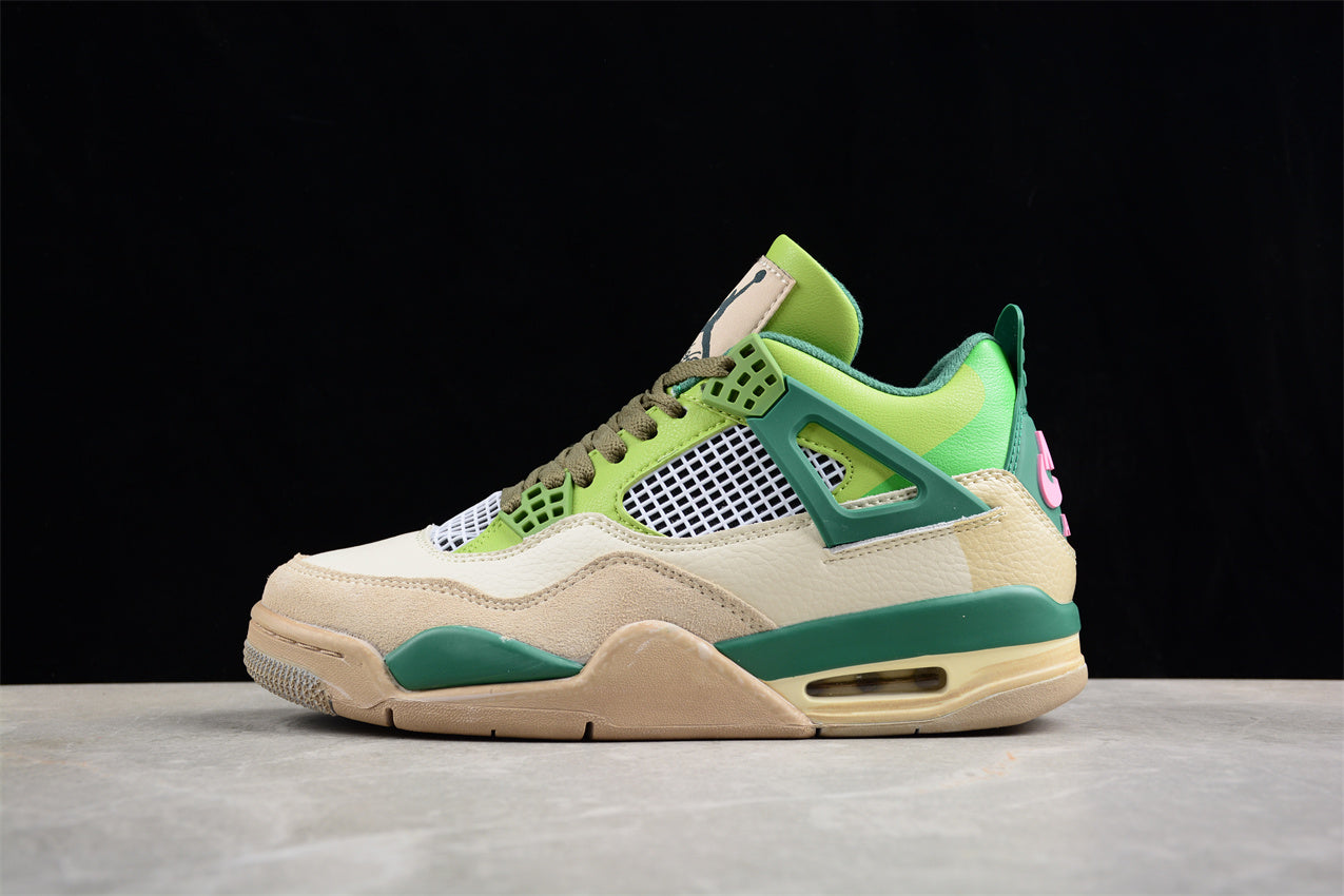 Air Jordan 4 retro Joe Beige Gray Green Shoes braveps