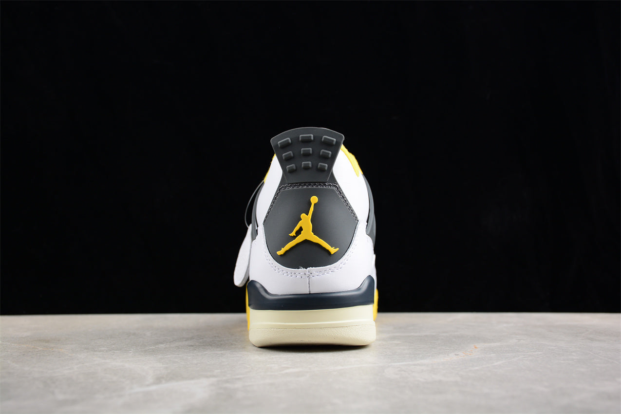 Air Jordan 4 Retro "Vivid Sulfur" White Shoes braveps