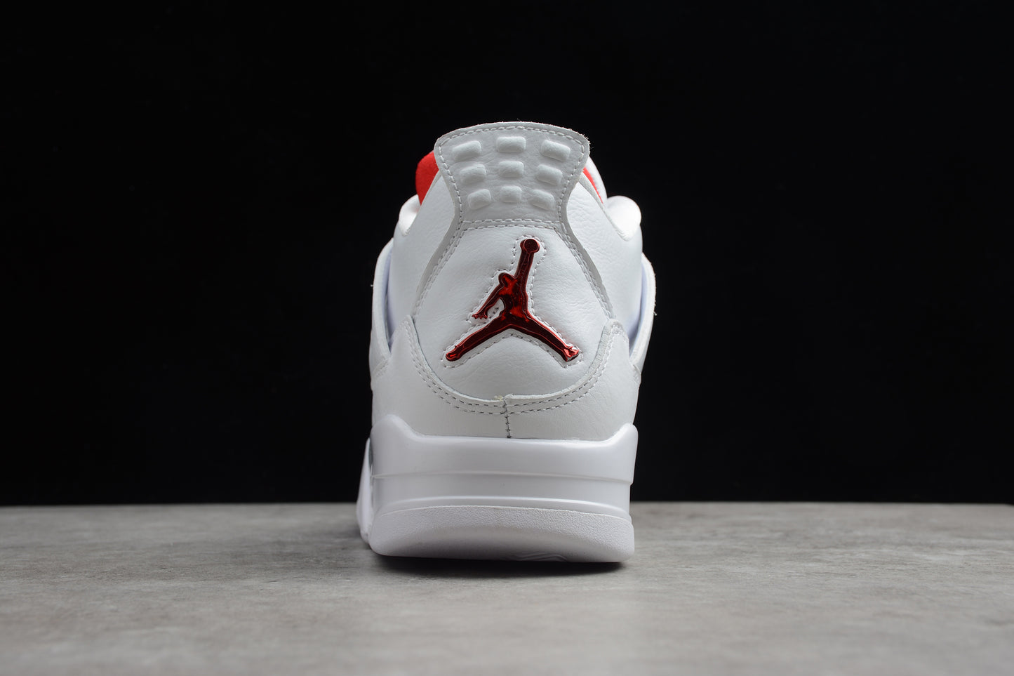 R38 Air Jordan 4 White Red Shoes braveps