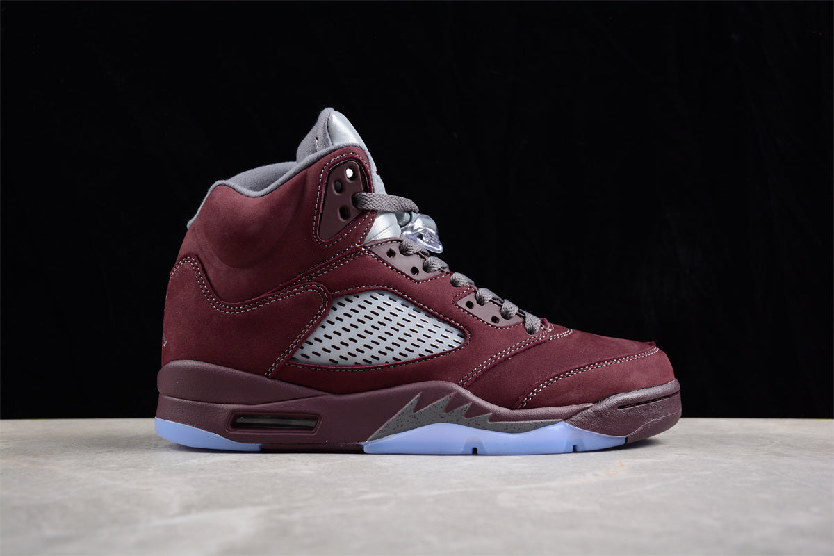 Pure original version of Air Jordan 5 "Burgundy" Shoes braveps