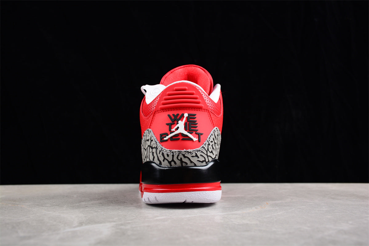 Air Jordan 3 "Varsity Red" Red/Black-Cement Gray Shoes braveps