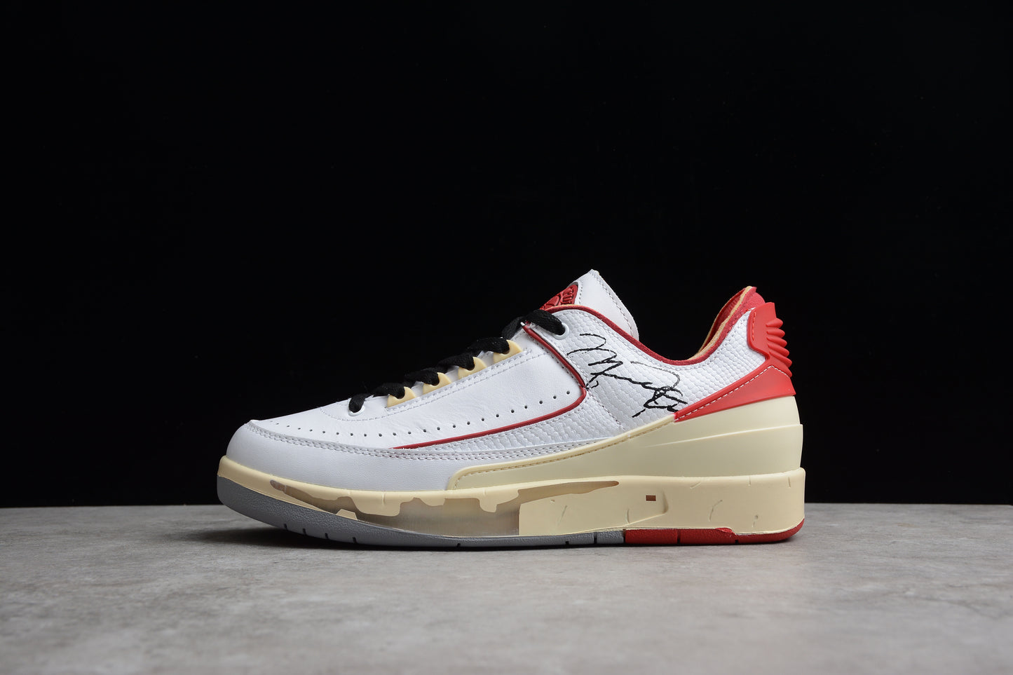 Air Jordan 2 Low SP white and red shoes  braveps