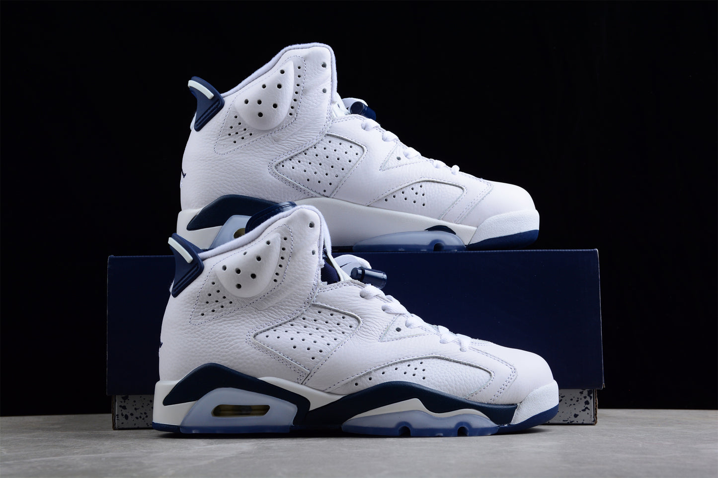 Air Jordan 6 Retro "Midnight Navy" Shoes braveps