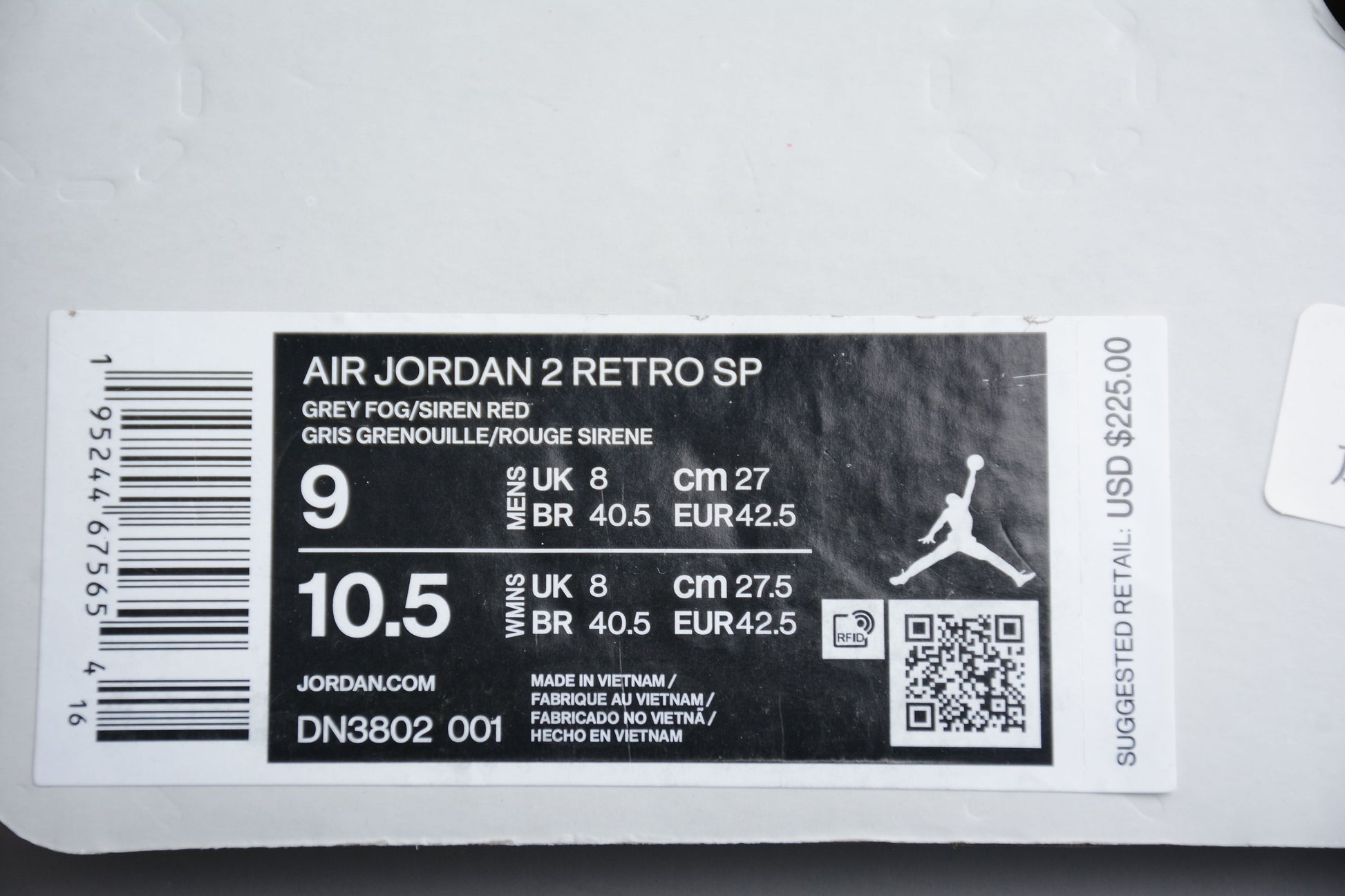 R50 Union LA x Air Jordan 2 "Grey Fog"  braveps