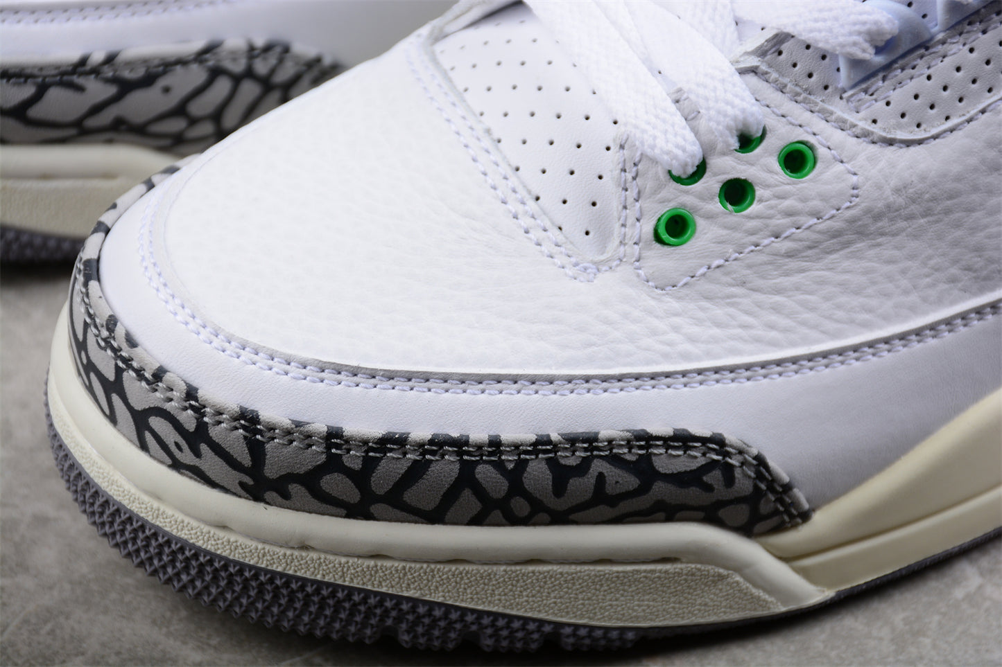 Air Jordan 3 Retro "Lucky Green" White Green Shoes braveps