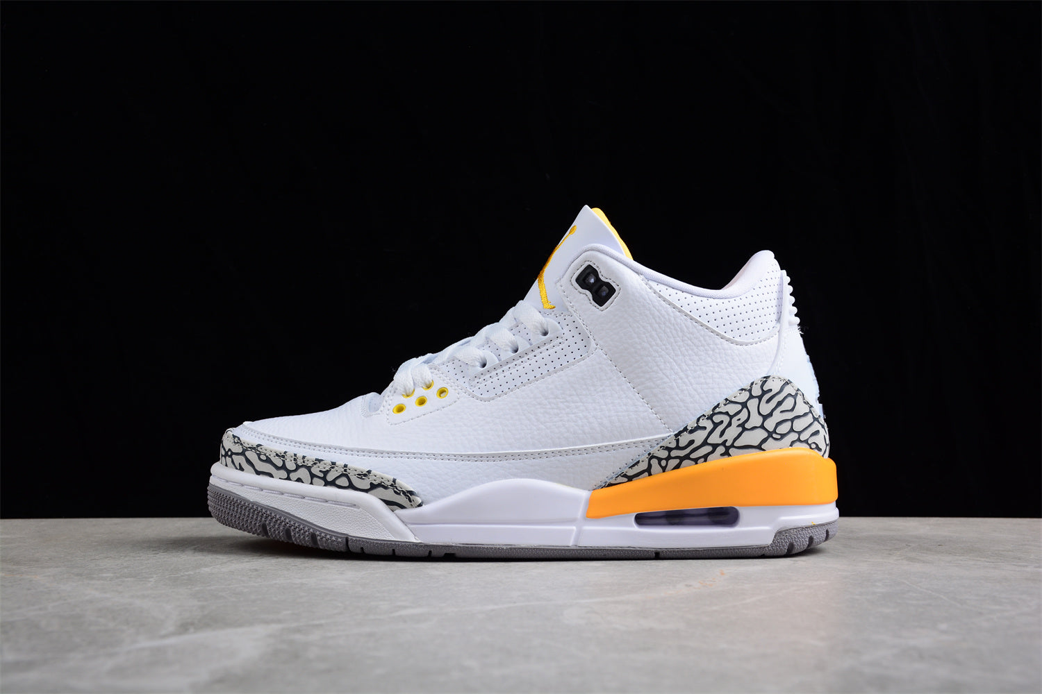 Air Jordan 3 Retro "Laser Orange" white, yellow, Shoes braveps