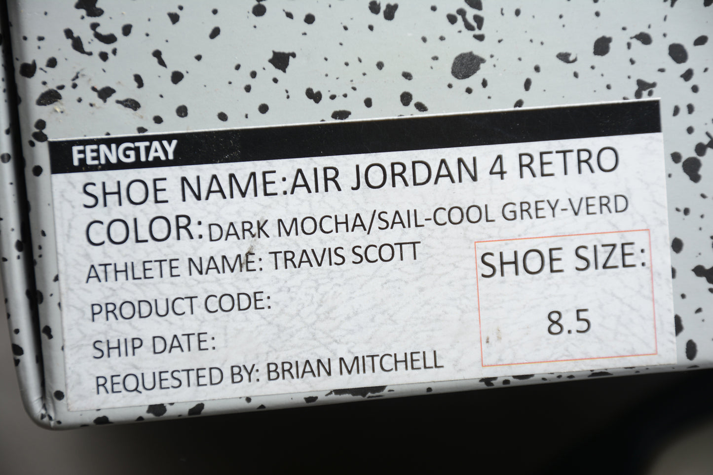 R43 Air Jordan 4 Khaki Black Shoes braveps