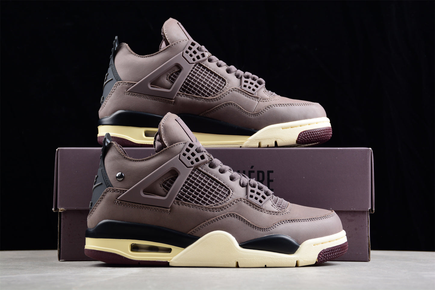 A Ma Maniére x Air Jordan 4 "Violet Ore" Shoes braveps